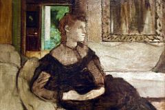 Edgar Degas 1869 Madame Theodore Gobillard (Yves Morisot) From New York Metropolitan Museum Of Art At New York Met Breuer Unfinished